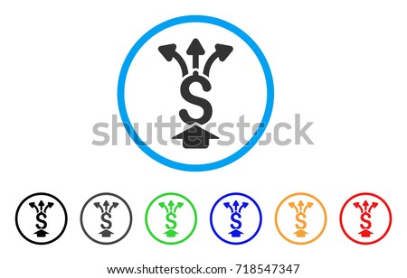 S!   hare Money Rounded Icon Style Flat Stock Vector Royalty Free - share money rounded icon style is a flat share money grey symbol inside light blue